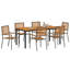 7 Piece Garden Dining Set-576180759