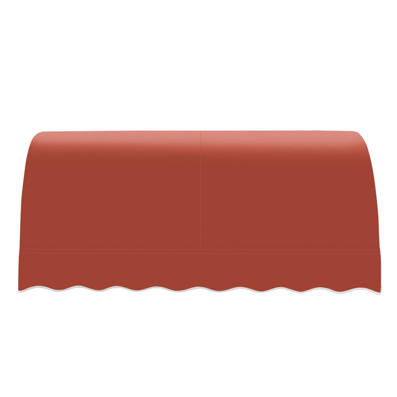 Awntech Savannah Acrylic Fabric Fixed Awning, Terracotta, 44" H x 64.5" W x 36" D