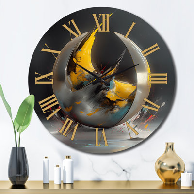 Horloge murale Visionary Divine Dance 3D Wave Sphere I