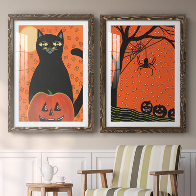 «Halloween Fun V-Premium», reproduction encadrée prête à être accrochée