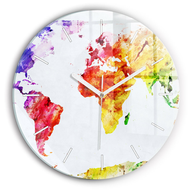 Glass Wall Clock