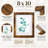 6-Pack Brown 8x10 Picture Frames with Mat for Home Decor