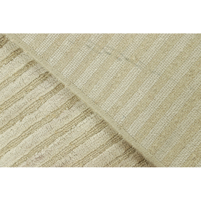 Rug & Kilim’S Modern Rug In Beige With Textural Stripes