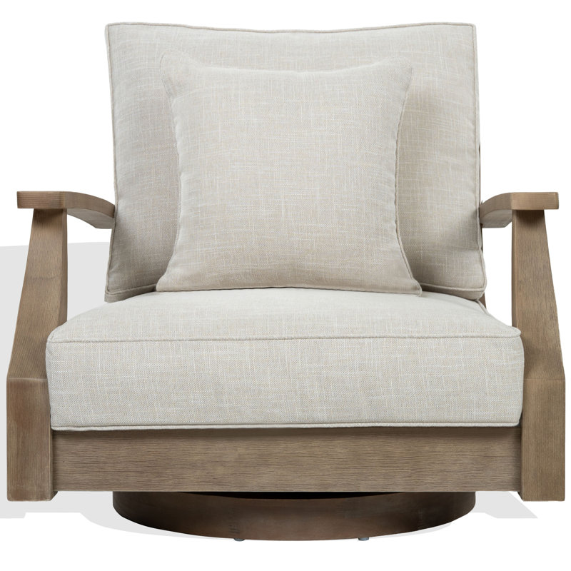 Fauteuil pivotant en bois de la Martinique