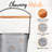 Autumn Alley Free Standing Galvanized Rustic Farmhouse Toilet Paper Holder-124455613