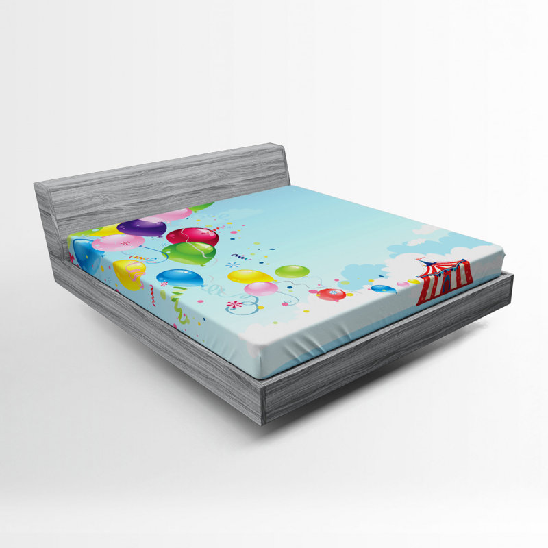 Circus Microfiber Fitted Sheet, Full Fitted Sheet