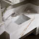 Verticyl Rectangular Undermount Bathroom Sink with Overflow