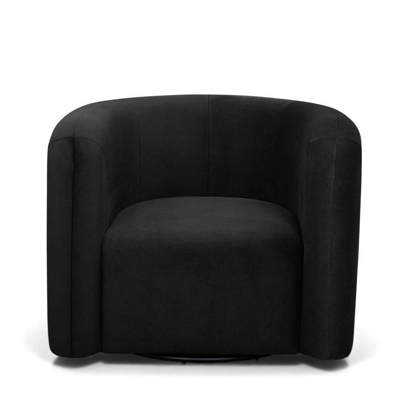 Chaise d'appoint Curves, Noir