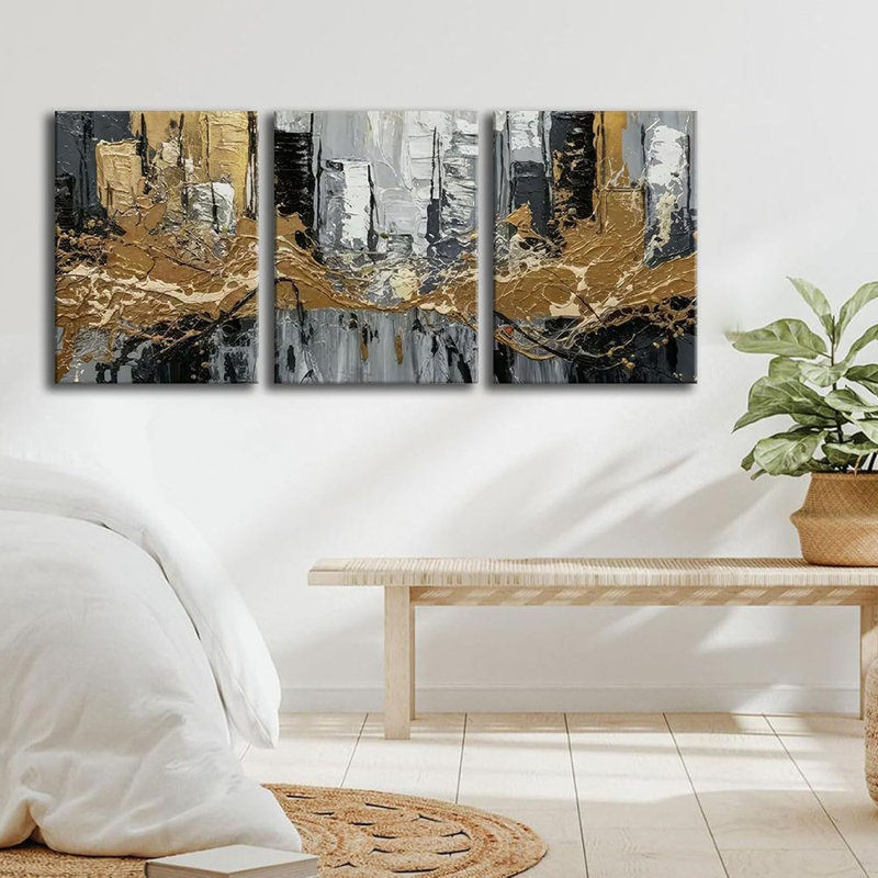 3 Piece Wrapped Canvas Set