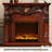 American-style simulated flame fireplace-1627224074