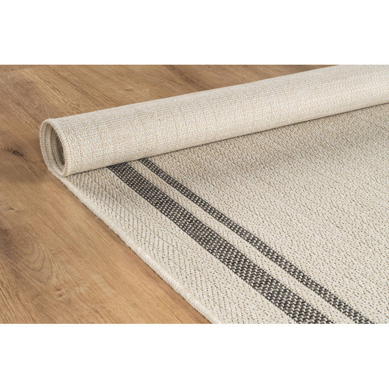 Tapis intérieur / extérieur, Ivoire ivoire, Rectangle 4 pi x 6 pi