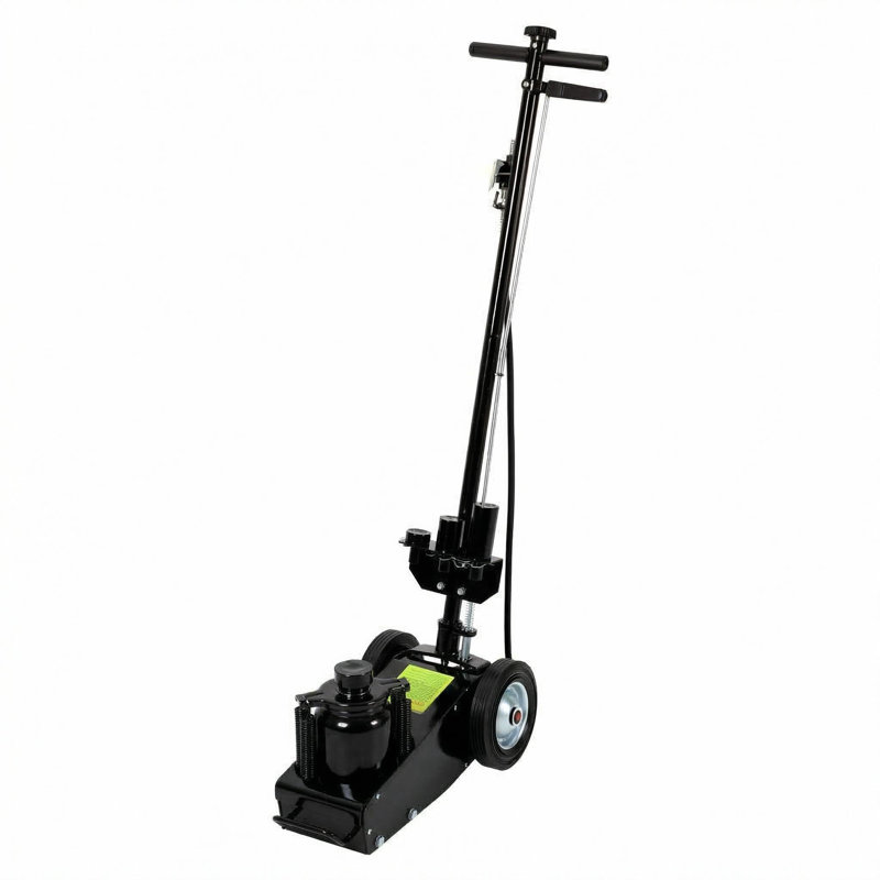 Cric hydraulique de plancher 35 tonnes, 77 000 lb, profil bas, 4 adaptateurs, noir, Noir, noir, noir, noir