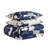 Marimekko Unikko Cotton Blue Duvet Cover Set-71198522-67154073