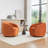 Arrun Velvet Swivel Barrel Chair-882099496