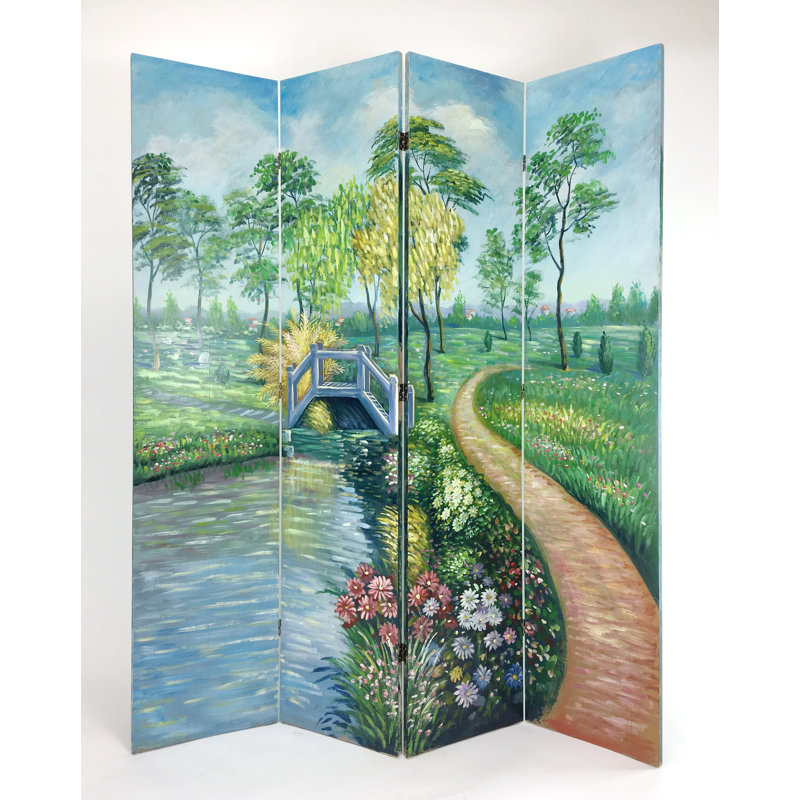 Gertrut 64 " W x 72 " H 4 - Panel Folding