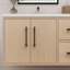 Meuble-lavabo mural 60 po avec double évier en acrylique renforcé Victoria-97880892
