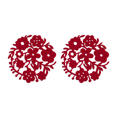 Sway Cotton Floral Round Placemat