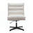 Teddy Fabric Adjustable Armless  360° Swivel Accent Office Chair-1819873669