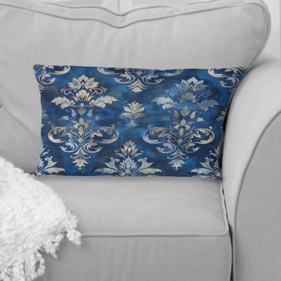 Glamour Damask IV - Glam Lumbar Pillow