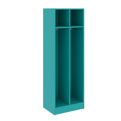 Armoire de rangement double à deux compartiments pour salle de classe