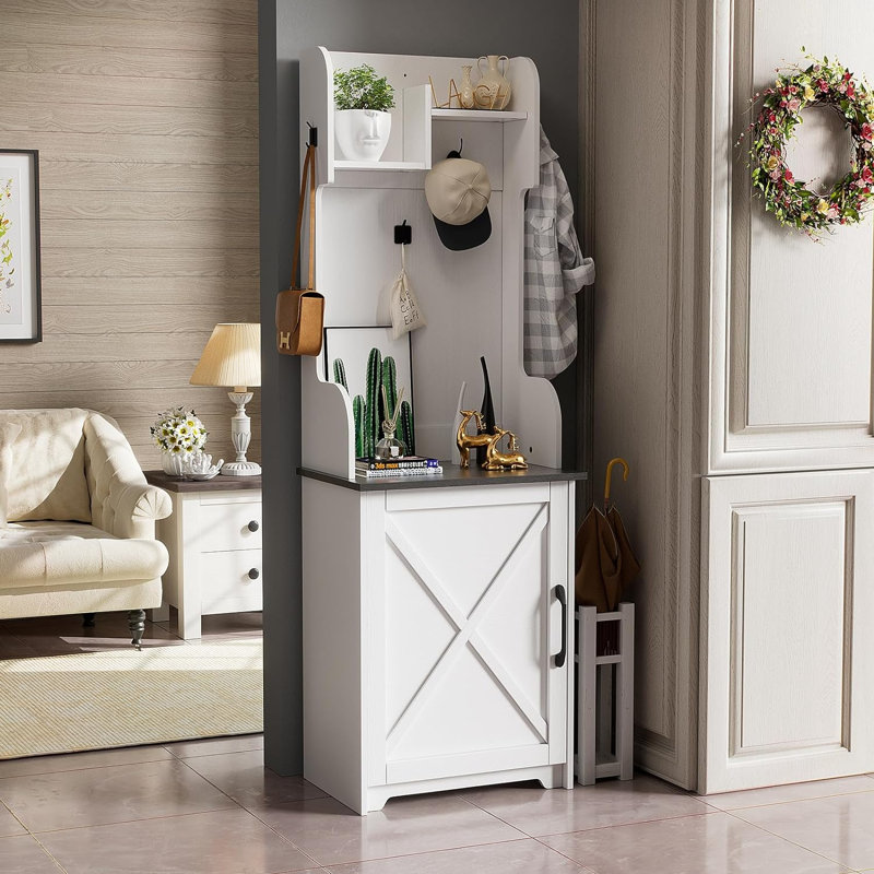 Arbre d'entrée 22 po avec armoire de rangement Jamiles