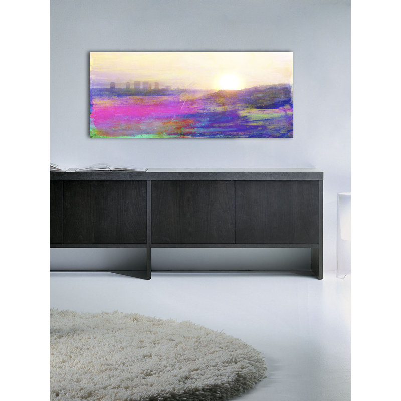 La vue par Jen Lee - reproduction sur toile, H 18 po x l 36 po