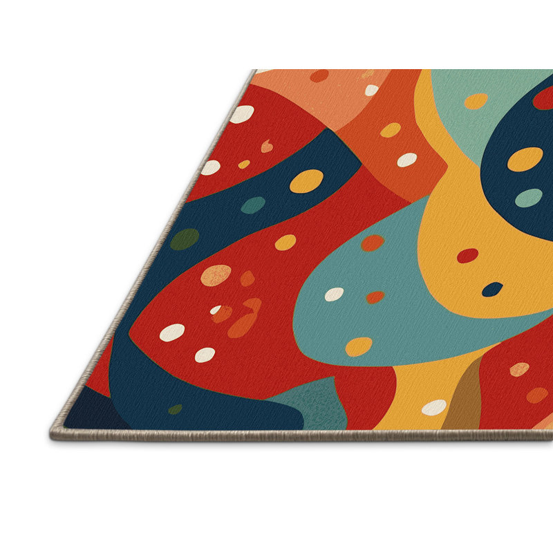 Jazzy Stomp Rug, Rectangle 4' x 6'