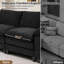 Canapé d'angle rembourré avec 2 repose-pieds-1982651132-1982651133