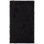 Tapis à poils longs en polypropylène noir Baldev