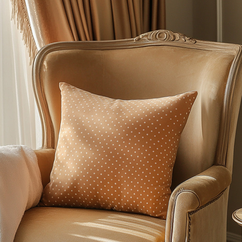 Petit coussin à pois