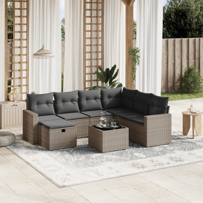 Ensemble de canapé de jardin Vidaxl