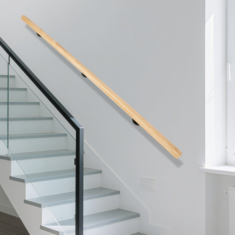 Rampe décorative 7 pi pour escalier, Bois