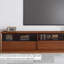 Meuble télé rétro au design simple-103202670