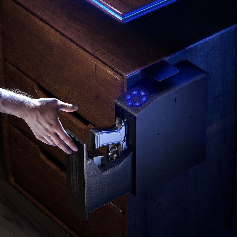 Pro Pistol Safe, Slider Fingerprint APP Quick