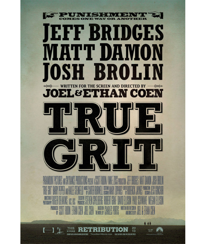True Grit, 18" H x 12" W