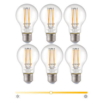 6.5w E27 Dimmable 2700k Led Bulbs（set Of 6)