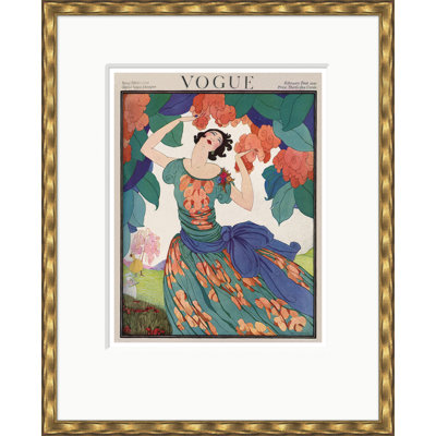 Vogue Cover, Spring Fabrics, Helen Dryden, February 1, 1921