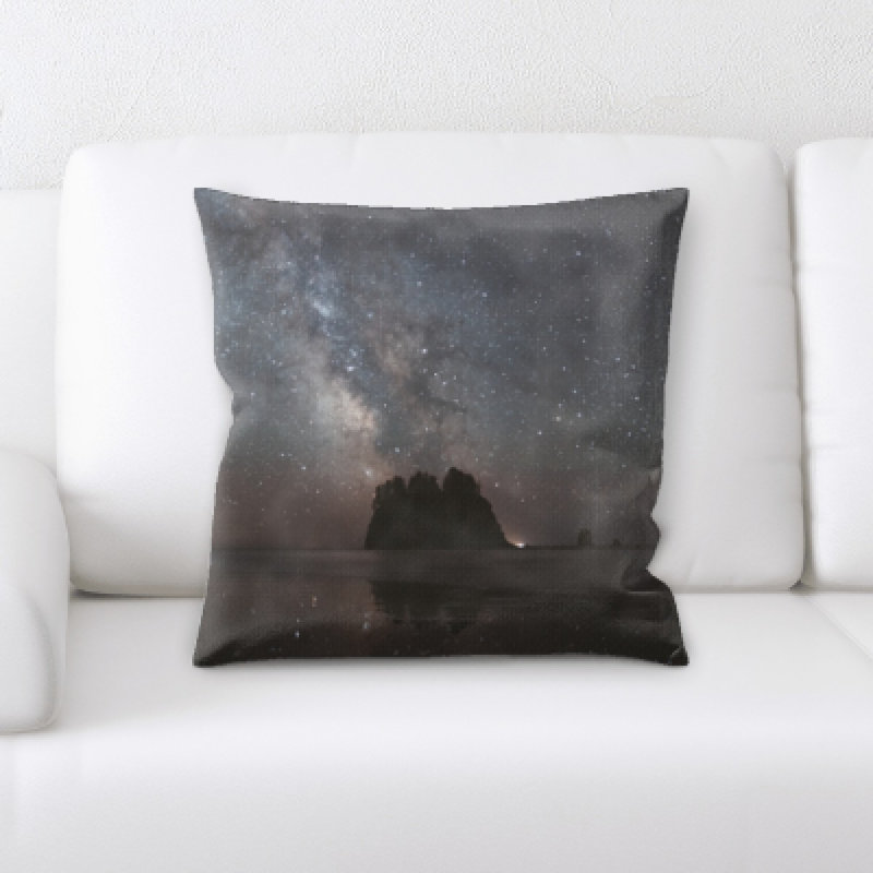 Microsuede Throw Pillow