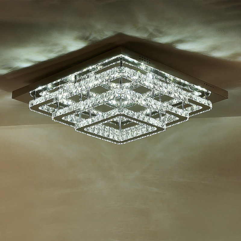 LED Flush Mount, White