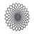 Wooden Cut-out Starburst Gray Wall Decor