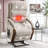 Power Chenille Lift Recliner Chair Dual Motor Infinite Position Up To 350 LBS With Solid Wood Armrests, Heat Massage And Heavy Duty Motion Mechanism-1561394459