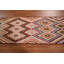 Tapis de couloir géométrique marocain noué à la main 3 x 10