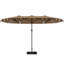 Parasol à double face, parasol à double face avec base Parasol, parasol de patio avec lumières solaires à DEL-55874018