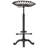 Quam Swivel Adjustable Height Counter Stool with Metal Frame