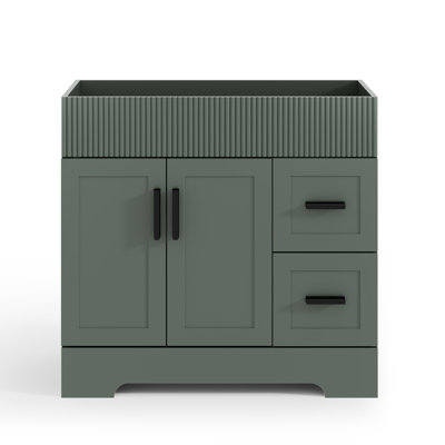 36" Single Bathroom Vanity Cabinet Base Only, Sink Not Included