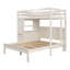 Lit mezzanine simple avec lit double Karol