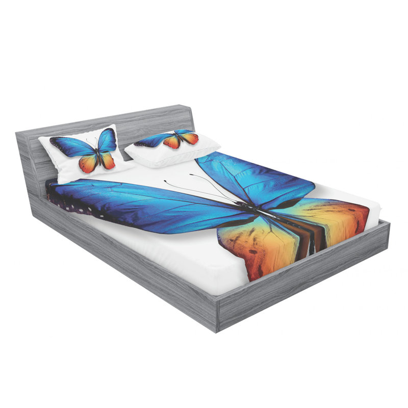 Microfiber Sheet Set, Full Sheet Set with Fitted Sheet
