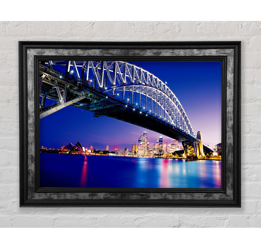 Sydney Harbour Bridge Blaue Nacht - Druck