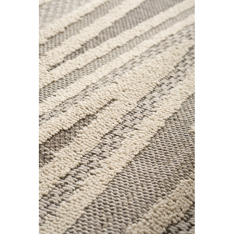 Rug Branch Hogar 2'X8' (Exact Size: 2'3" X 8') Abstract Indoor Runner Rug, Grey Cream, Modern - Entryway, Hallway, Bathroom, And Kitchen