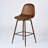 Moulton 26" Swivel Upholstered Counter Stools for Kitchen Island with Backrest and Footrest-512728364